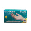 Gloveworks Vinyl Disposable Gloves Small Clear Powdered 100 pk
