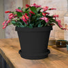 Bloem Terra 2.7 in. H X 14.75 in. D Plastic Plant Saucer Black