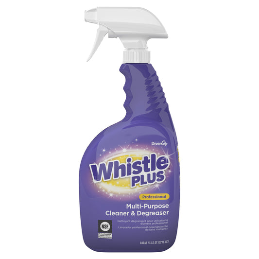 Whistle Plus Citrus Scent Cleaner and Degreaser 32 oz. Liquid (Pack of 8)