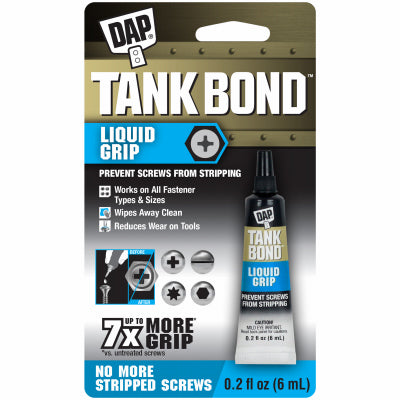 DAP Tank Bond Low Strength Synthetic Polymer All Purpose Adhesive 0.2 oz (Pack of 12)