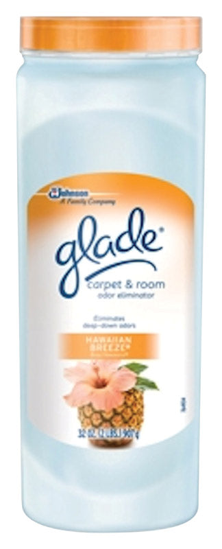 Glade Hawaiian Breeze Scent Carpet Odor Eliminator 32 oz. Powder (Pack of 6)