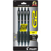 Pilot 31057 Fine Black G2 Retractable Gel Pens (Pack of 6)