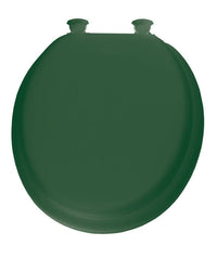 Mayfair  Round  Rain Forest Green  Vinyl  Cushioned Toilet Seat