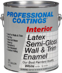 Good Interior Semi-Gloss Latex Paint, White, 1-Gallon (Pack of 2)