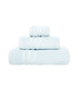 LINIM 3-Pcs Towel Set Towels Zero Twist 100% Cotton Bath, Hand, Washcloth Blue