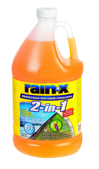 Rain-X 2-in-1 Windshield Washer Fluid Liquid 1 gal. (Pack of 6)