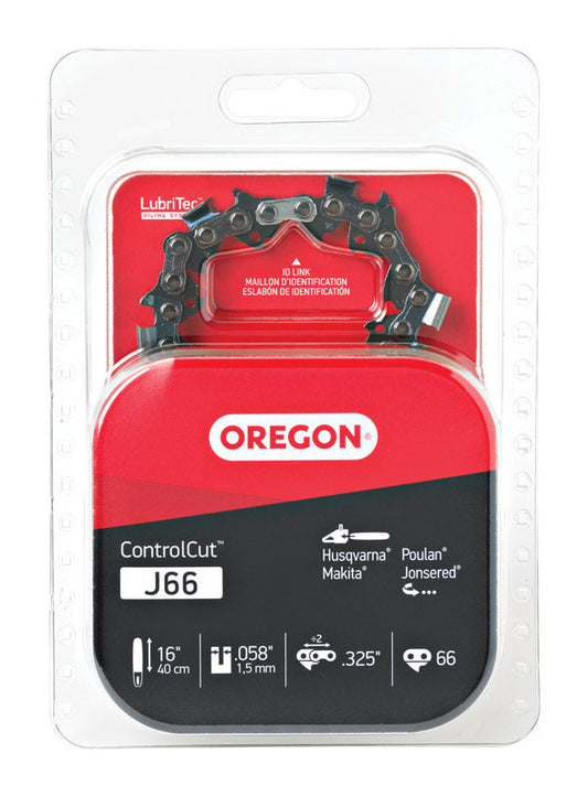 Oregon ControlCut J66 16 in. 66 links Chainsaw Chain