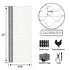 Garden Craft 72 in. H X 150 ft. L 20 Ga. Silver Poultry Netting