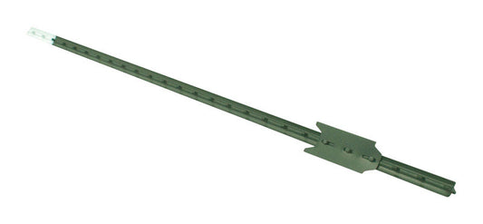 Commercial Metals Southern Post 6 ft. H Painted Green With White Tip Studded T-Post (Pack of 5)