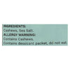 Karma's Wrapped Cashews  - Case of 6 - 8 OZ