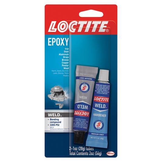 Loctite Weld High Strength Heat-Resistant Epoxy Paintable Bonding Compound 2 oz.