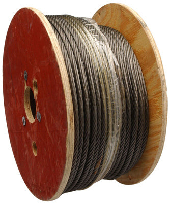 Fiber Core Wire Rope, 6 x 19, 500-Ft. x 5/16-In.