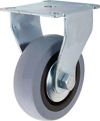 TPR Rigid Caster, Gray, 3-In.