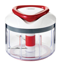 Zyliss 25 oz Red Plastic Manual Food Processor