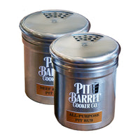 Pit Barrel Cooker Co  Silver  Stainless Steel  Shaker Set  2 pc.