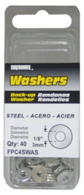 Steel Washers, 1/8-In. Dia., 40-Pk. (Pack of 5)