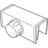 Prime-Line  White  Plastic  Bi Fold Door Locks  1 pk