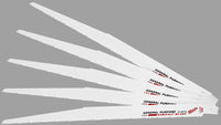 Milwaukee 48-00-5094 12 8/12 Tpi All Purpose Reciprocating Saw Blades 5 Count
