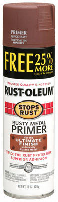 Rust-Oleum Stops Rust Brown Spray Primer 15 oz (Pack of 6)