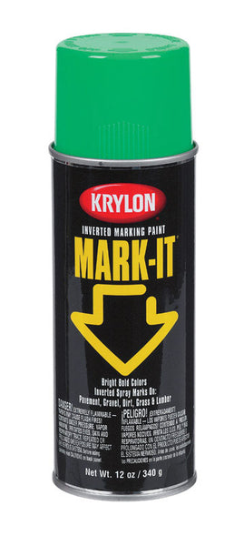 Marcador de campo verde Krylon Mark-It de 12 oz (paquete de 6)