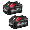 Milwaukee M18 HO 18 V 6 Ah Lithium-Ion High Output Battery 2 pc