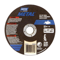 Norton  4 in. Dia. x 5/8 in.  Aluminum Oxide  Cut-Off Wheel  1 pc.