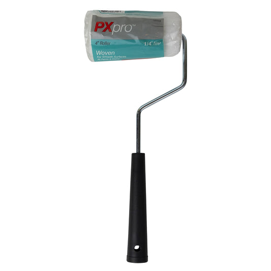 PXpro 4 in. W Trim Paint Roller Frame and Cover Threaded End