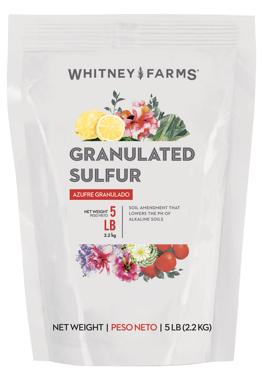Whitney Farms 10101-10037 5 Lbs Granulated Sulfur