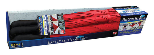 BetterBrella As Seen on TV Red 40.5 in. D Umbrella