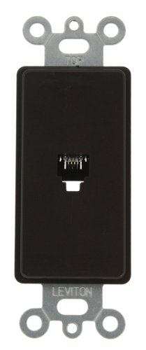 TOMA DE TELÉFONO INSERTO DECORA MARRÓN