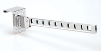 Whitmor 2-7/8 in. H X 3-1/2 in. W X 16-1/2 in. L Steel Over The Door Hanger Holder