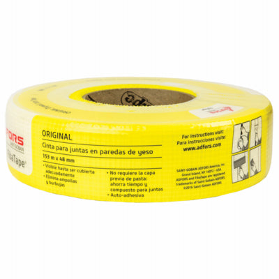 Drywall Joint Tape, Fiberglass, Yellow, 1-7/8-In. x 500-Ft.