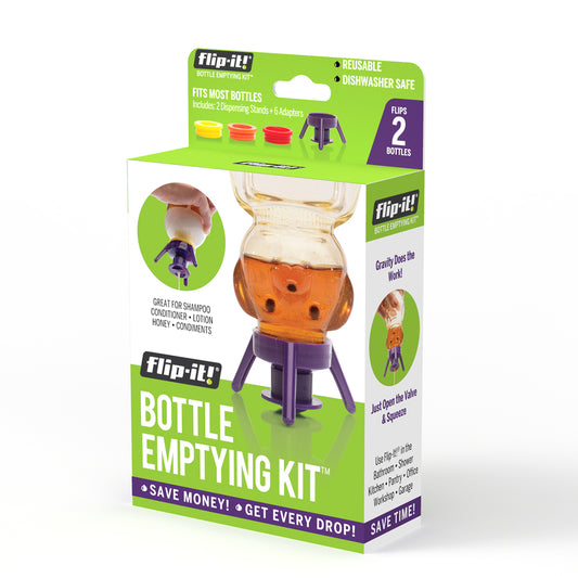 Flip-It Purple Polypropylene Bottle Emptying Kit