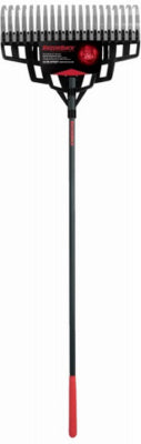Multi-Purpose Rake, Flex Steel Tines, 51-In. Fiberglass Handle