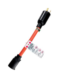Projex Grounded 1 outlets Locking Extension Cord Adapter 1 pk