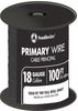 Coleman Cable  100 ft. Stranded  18 Ga. Primary Wire