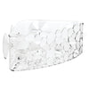 iDesign Pebblz 7.5 in. H X 3.8 in. W X 10.5 in. L Clear Bath Suction Basket