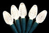 Celebrations  Platinum  LED  C6  Cool White  50 count String  Christmas Lights  24.5 ft.
