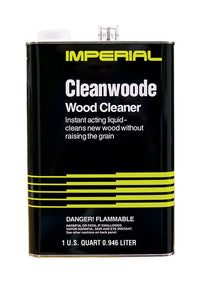 Imperial Cleanwoode Transparent Solvent-Based Wood Cleaner 1 qt