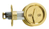 National Hardware Polished Brass Gold Steel Pocket Door Latch 1 pk