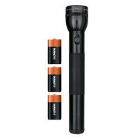 Mag-Lite Black Aluminum 168 lm. D Battery LED Flashlight 12.34 H x 2.25 W x 2.25 L in.