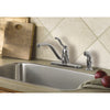 Moen  Classic  One Handle  Chrome  Kitchen Faucet  Side Sprayer Included