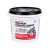 Hercules High Heat Non-Porous Regular Body Furnace and Stove Cement 1/2 gal.