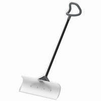 UHMW Snow Pusher, Steel Shaft, 30-In.