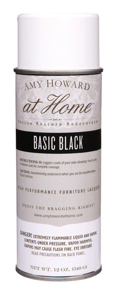 Boquilla rociadora Howard Basic Black-Black Acabado: Brillo