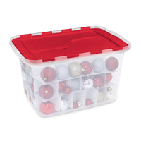 Homz 13 in. H X 22.75 in. W X 14.87 in. D Stackable Storage Tote (Pack of 6)
