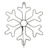 Celebrations LED Blue 16 in.   Hanging Decor Snowflake Silhouette