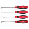 Milwaukee  4 in. Hook and Pick Set  4 pc.