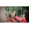 NuBrilliance As Seen On TV 14.5 in. H X 7 in. W Flexible LED Vanity Mirror Silver