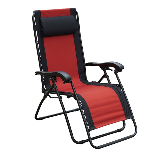 Living Accents  Adjustable Red  Zero Gravity  Relaxer Chair